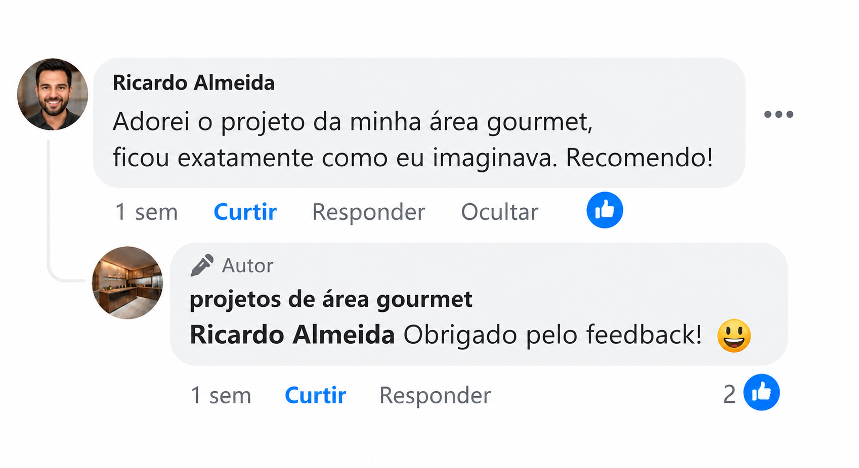 Depoimento de cliente
