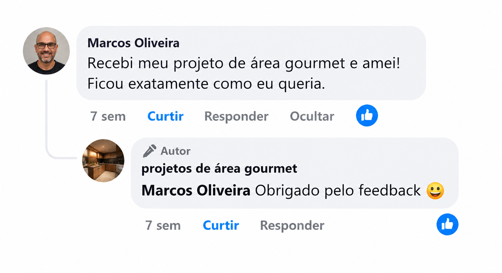 Depoimento de cliente