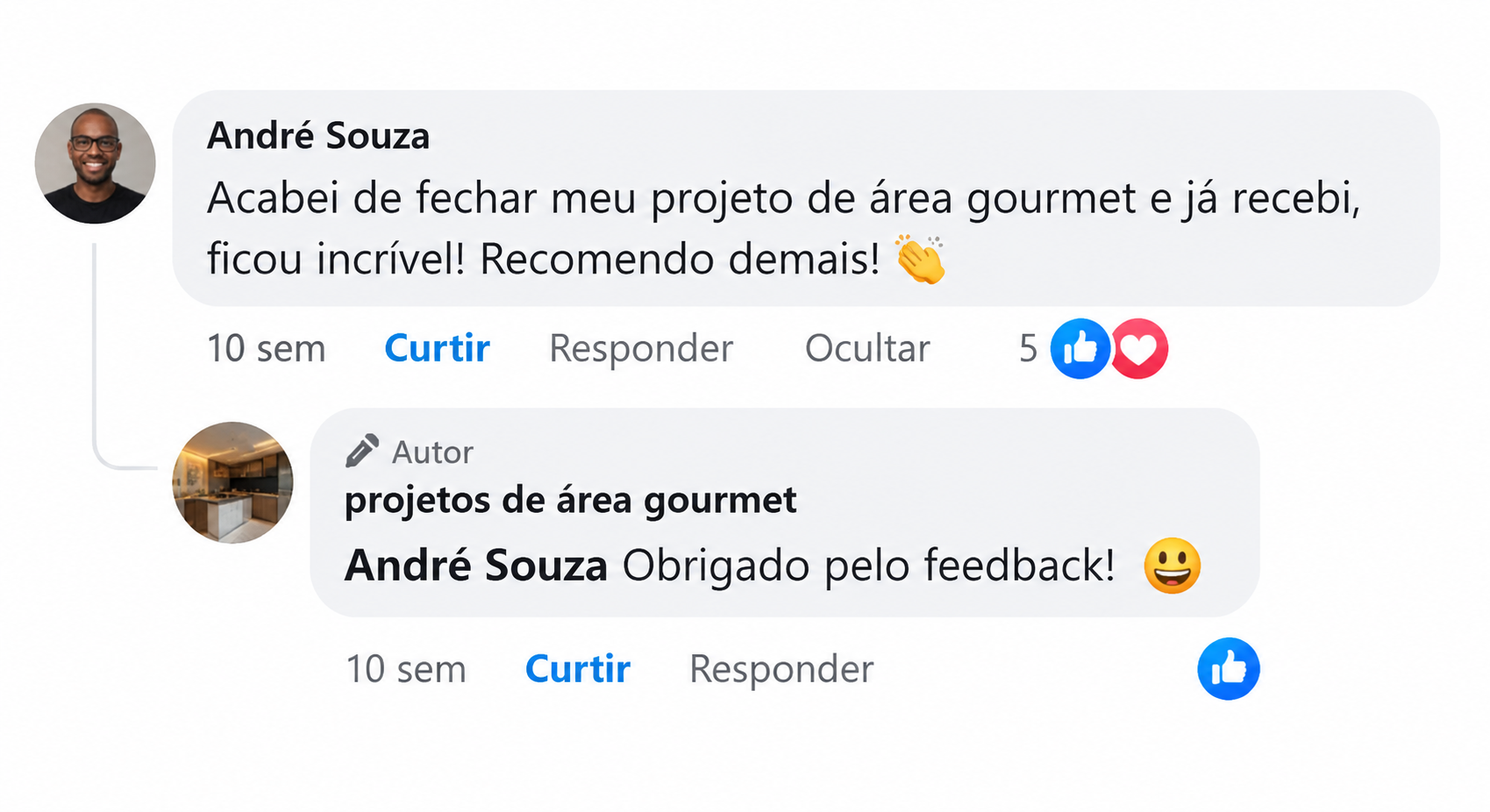 Depoimento de cliente