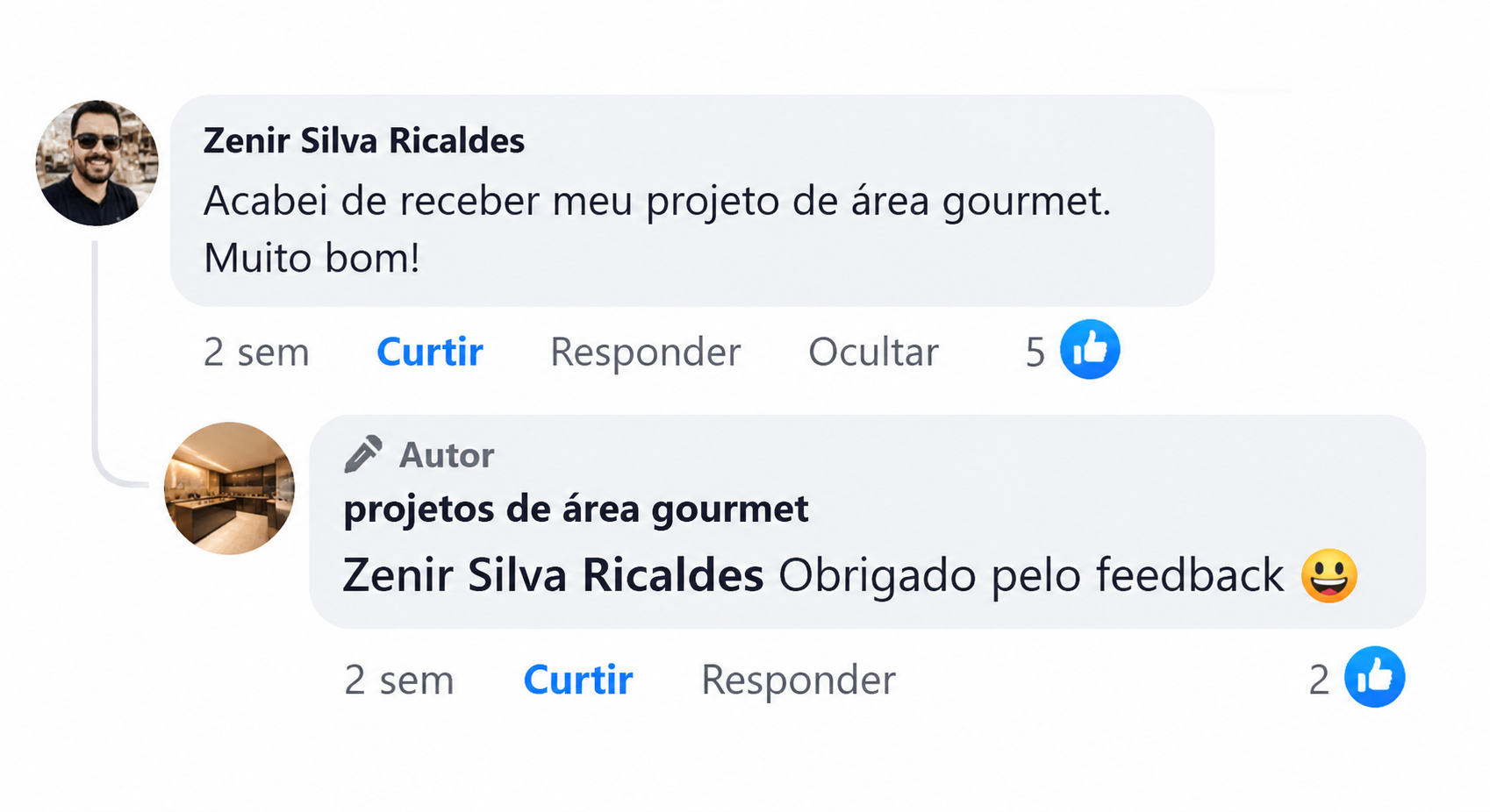 Depoimento de cliente
